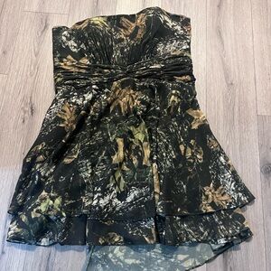 Christina Wu Forest Camo Dress